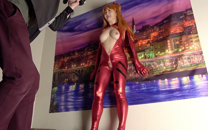 (羞恥)ババコス！(BBA)松坂◯子似の肉体を持て余しすぎた奥さんを惣流ア◯カラングレーにしてグリグリにしたった件【中田氏】後編 三雲ゆり子奥様 47歳  パッケージ